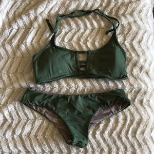XS green Midori bikini